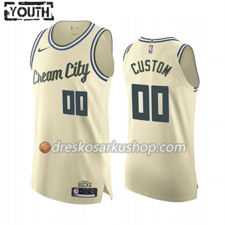 Dječji NBA Dres Milwaukee Bucks Personalizirani Nike 2019-20 City Edition Swingman